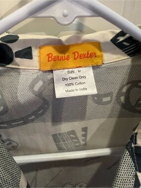 Bernie Dexter White Navy Films Dress